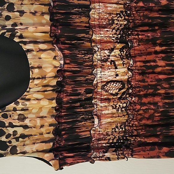 Animal Print Maxi Dress Roz & Ali 16 - Picture 3 of 6